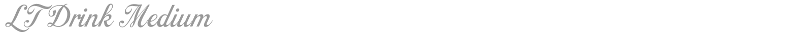 LT Drink font preview